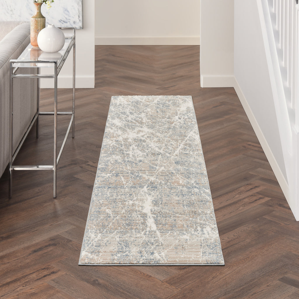 nourison exhale exl02 beige blue rug