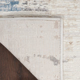 nourison ck022 infinity ifn06 ivory grey blue rug
