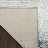 nourison dekor dek04 grey navy rug