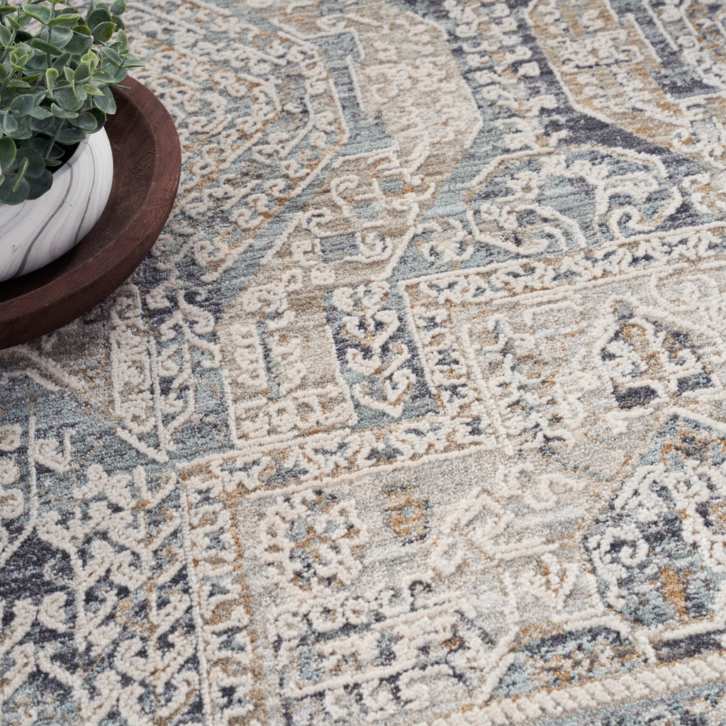 nourison lynx lnx01 ivory charcoal rug