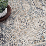 nourison lynx lnx01 ivory charcoal rug
