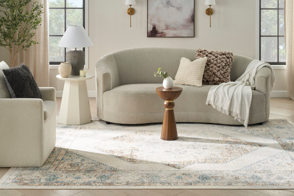 nourison astra machine washable asw13 ivory blue rug