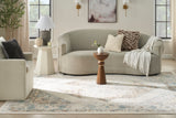 nourison astra machine washable asw13 ivory blue rug