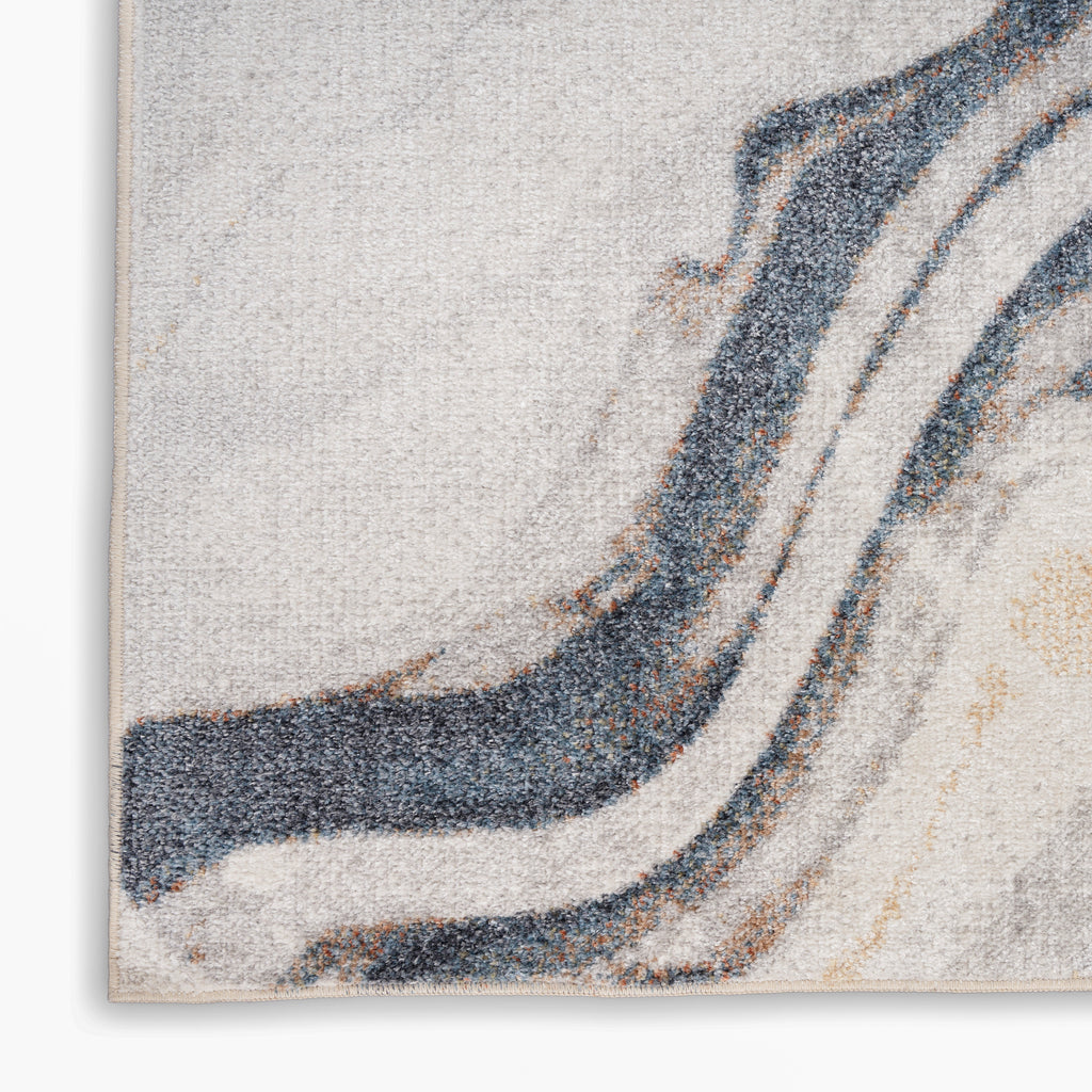 nourison astra machine washable asw15 ivory blue rug