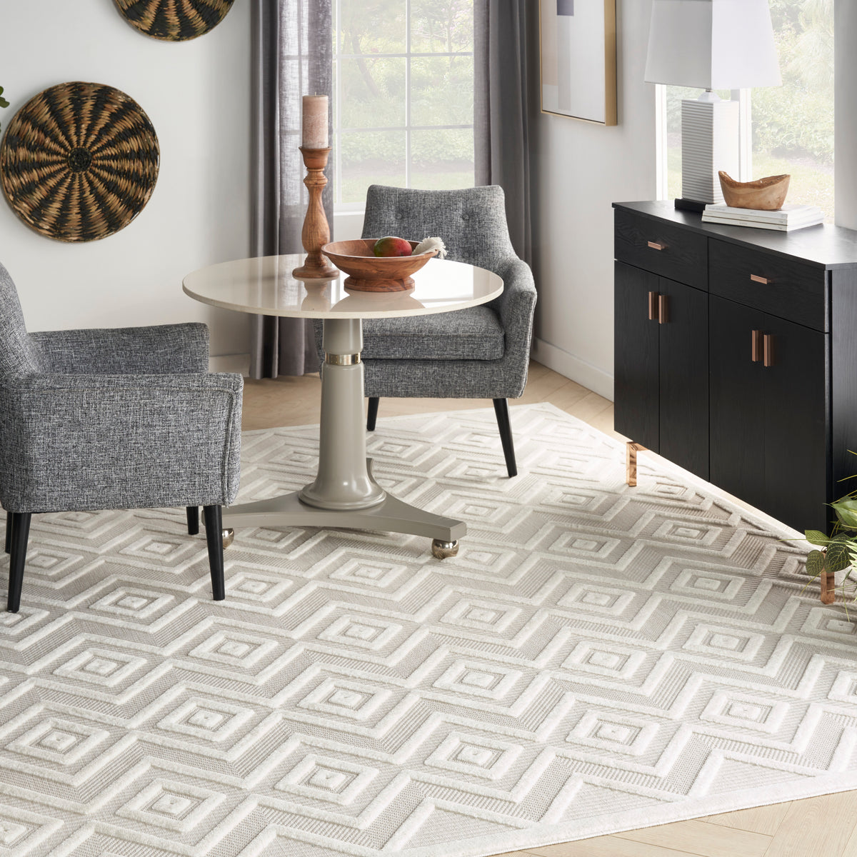 nourison versatile nrv01 ivory white rug