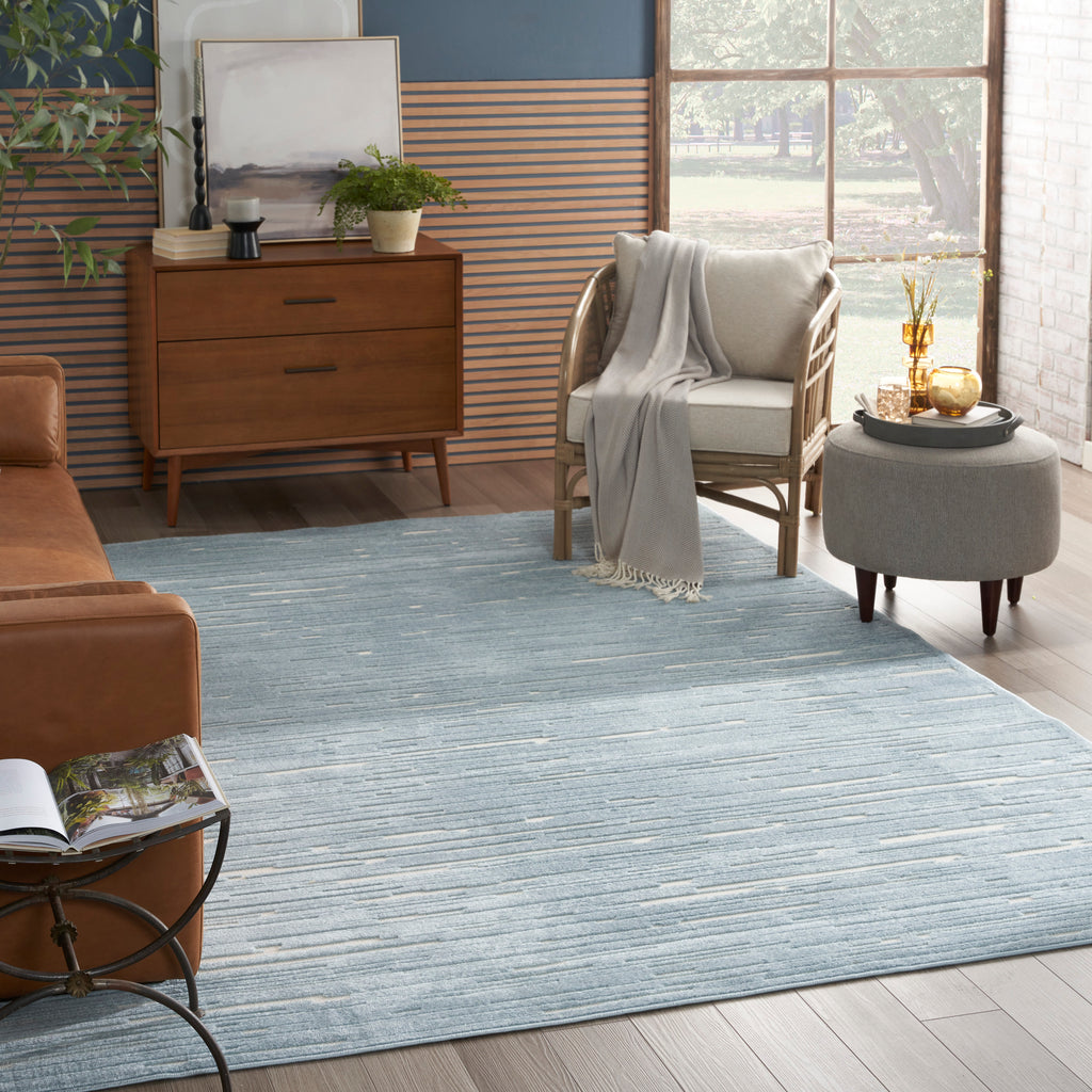 nourison care free caf04 blue rug