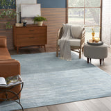 nourison care free caf04 blue rug