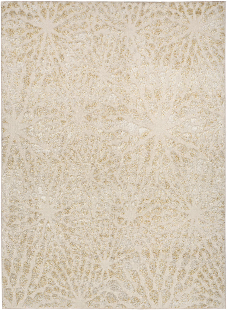nourison ambiance ami02 ivory gold rug