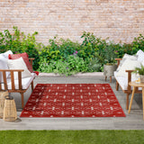 nourison nourison essentials nre04 brick ivory rug