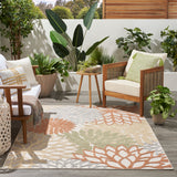 nourison aloha alh05 ivory multicolor rug