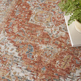 nourison sahar shr06 ivory multicolor rug