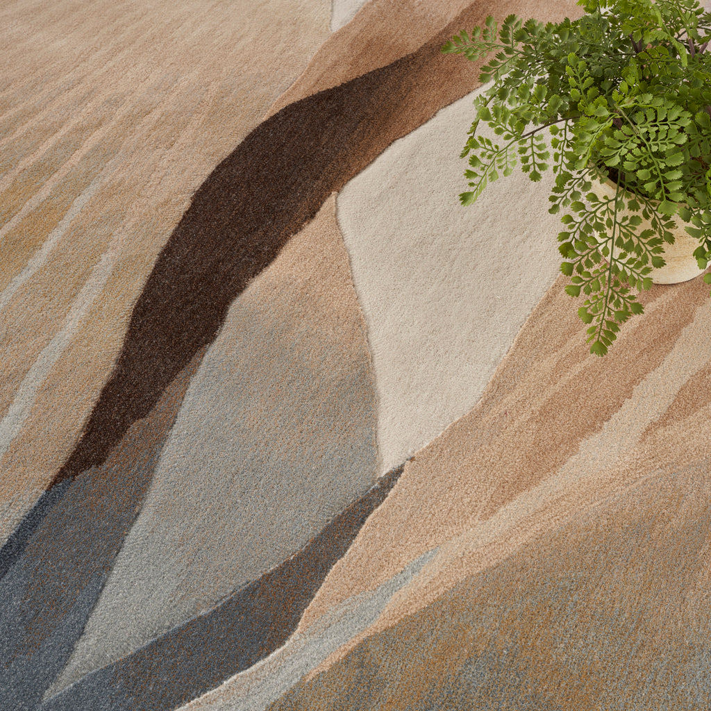 nourison prismatic prs35 sand rug