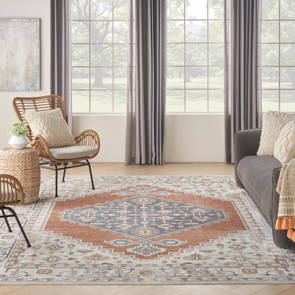 nourison astra machine washable asw11 grey multicolor rug