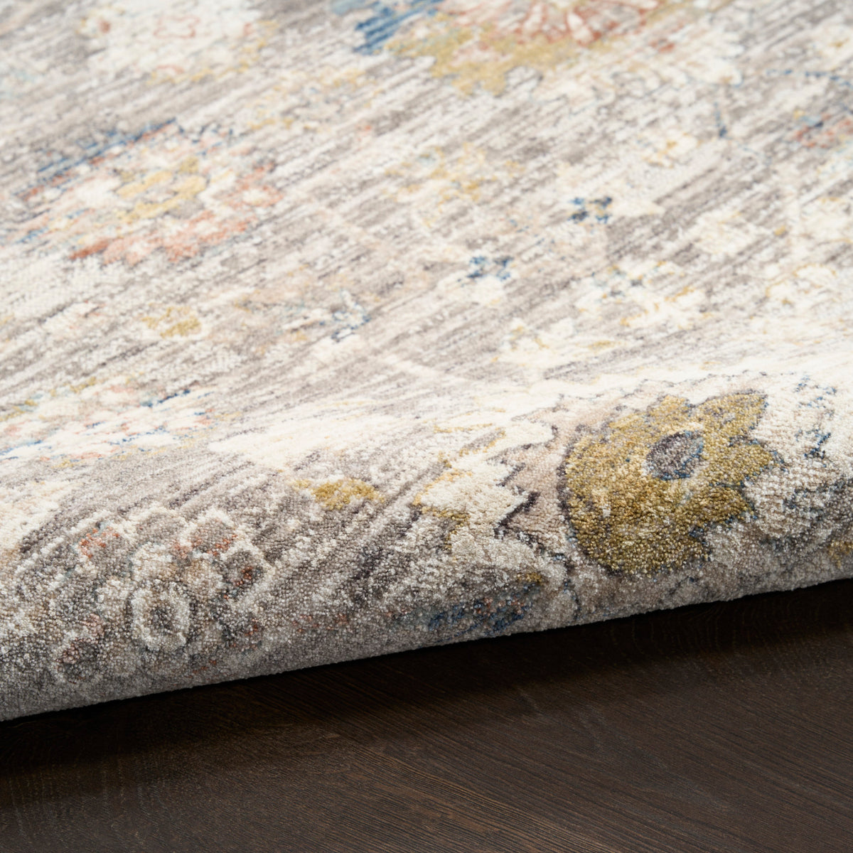 nourison antique fusion anf05 grey rug