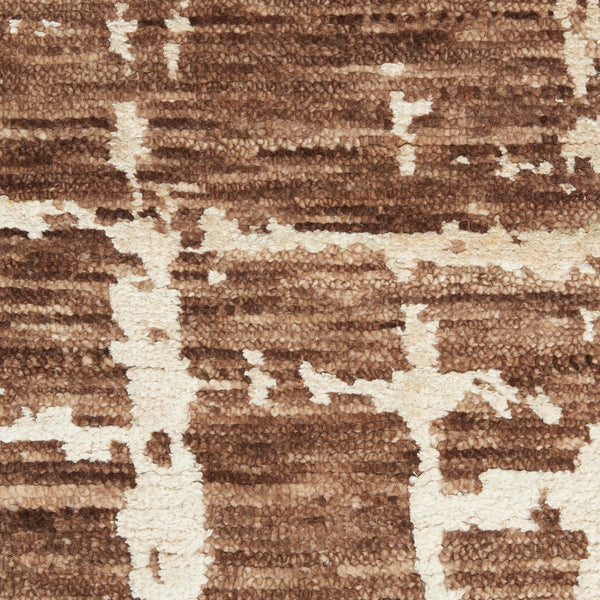 nourison luna lun02 mocha ivory rug