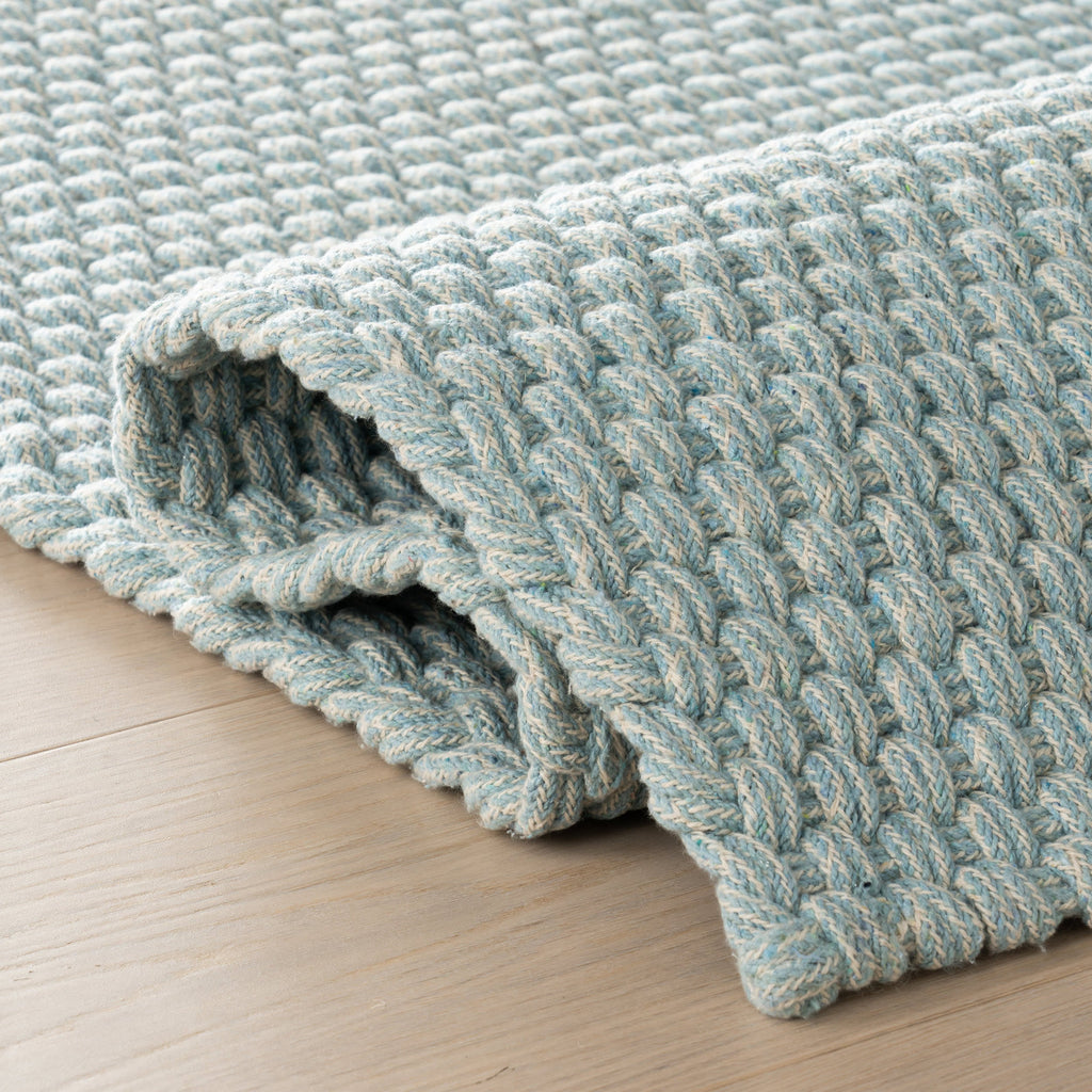 dash albert bridges da2507 light blue woven flatwoven cotton rug