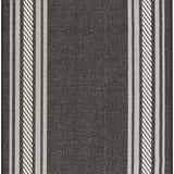 nourison horizon indoor outdoor hoz03 black rug