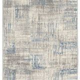 nourison solace sla03 ivory grey blue rug