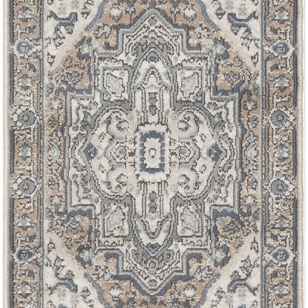 nourison quarry qua18 ivory taupe rug