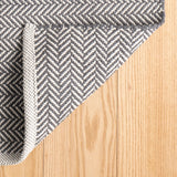 dash albert herringbone da289 shale rug