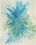 nourison color splash csp04 ivory blue rug