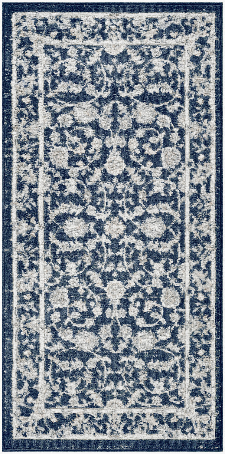 nourison dekor dek09 slate ivory rug