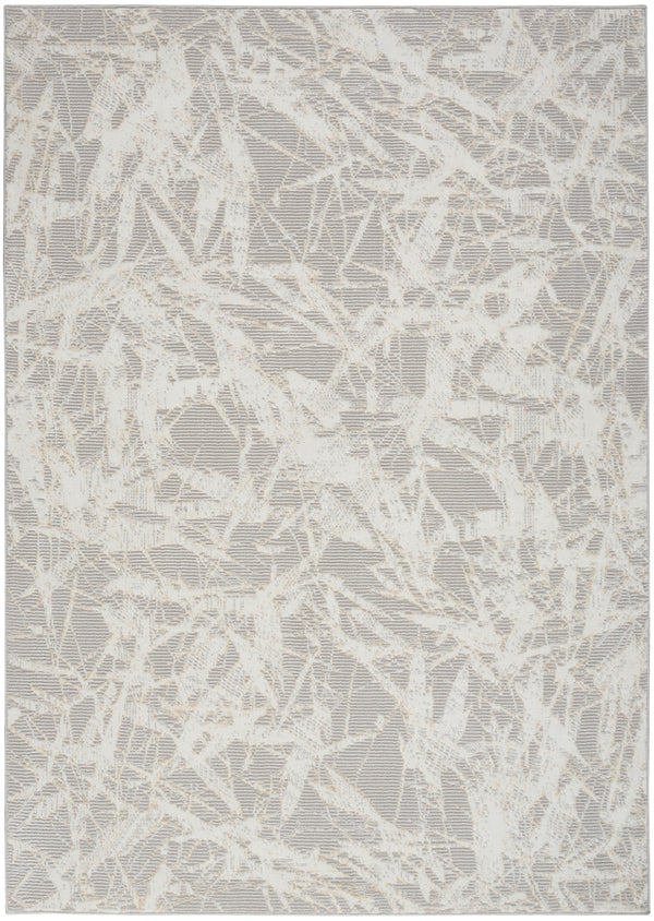 nourison ck950 rush ck956 grey ivory rug