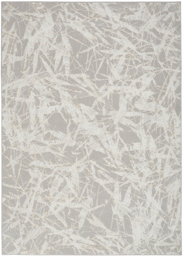 nourison ck950 rush ck956 grey ivory rug