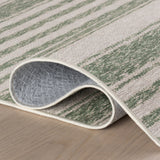 dash albert teahouse da2393 green machine washable polyester rug