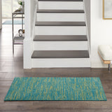 nourison nourison essentials nre01 blue green rug