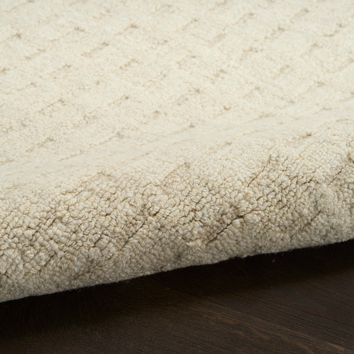 nourison pure grids pgr01 ivory beige rug