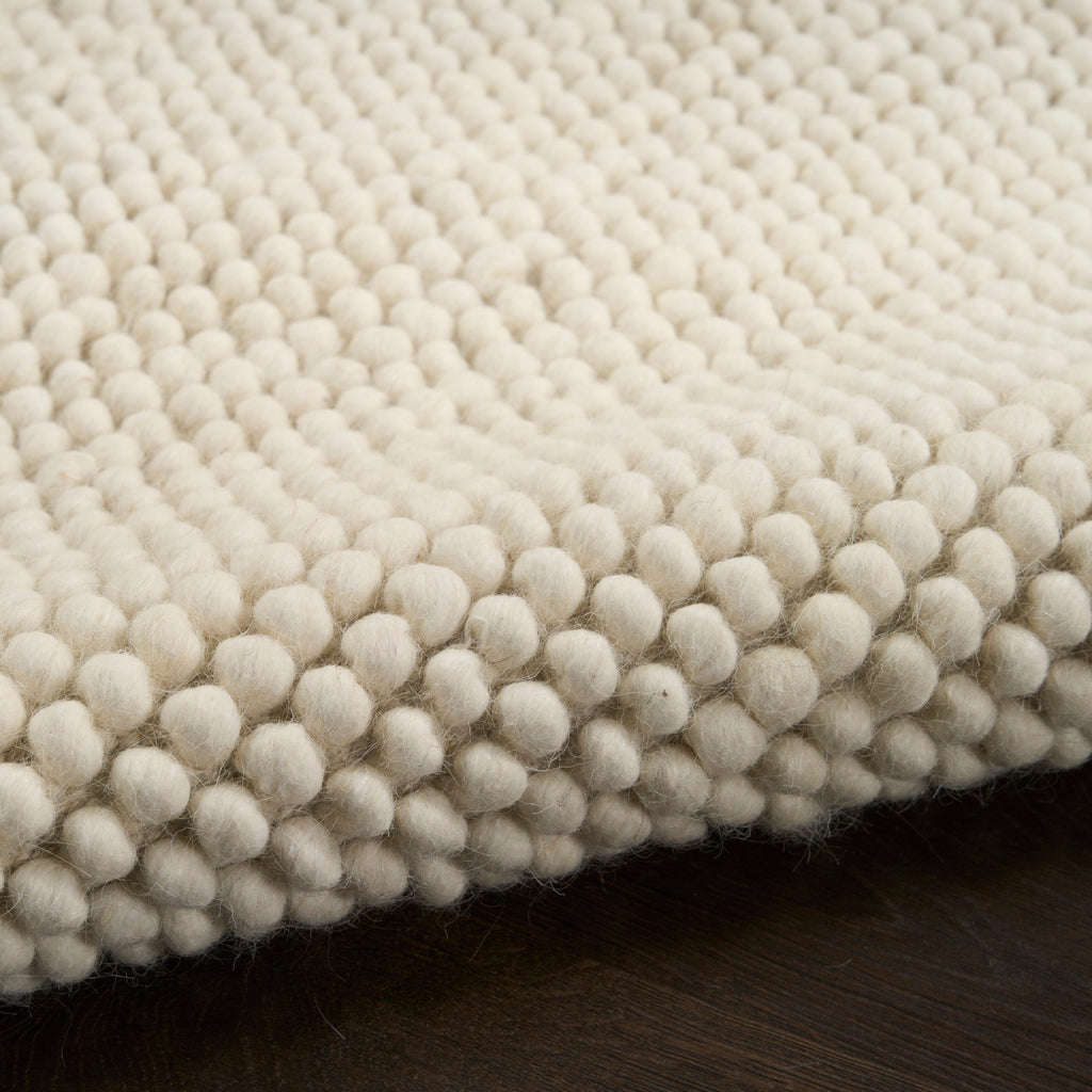 nourison pure knots knt01 ivory rug