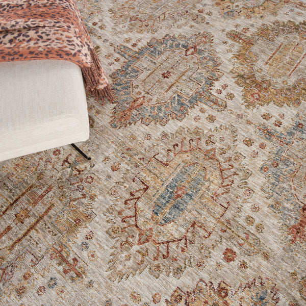 nourison sahar shr01 ivory multicolor rug