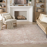 nourison antique fusion anf03 brick rug