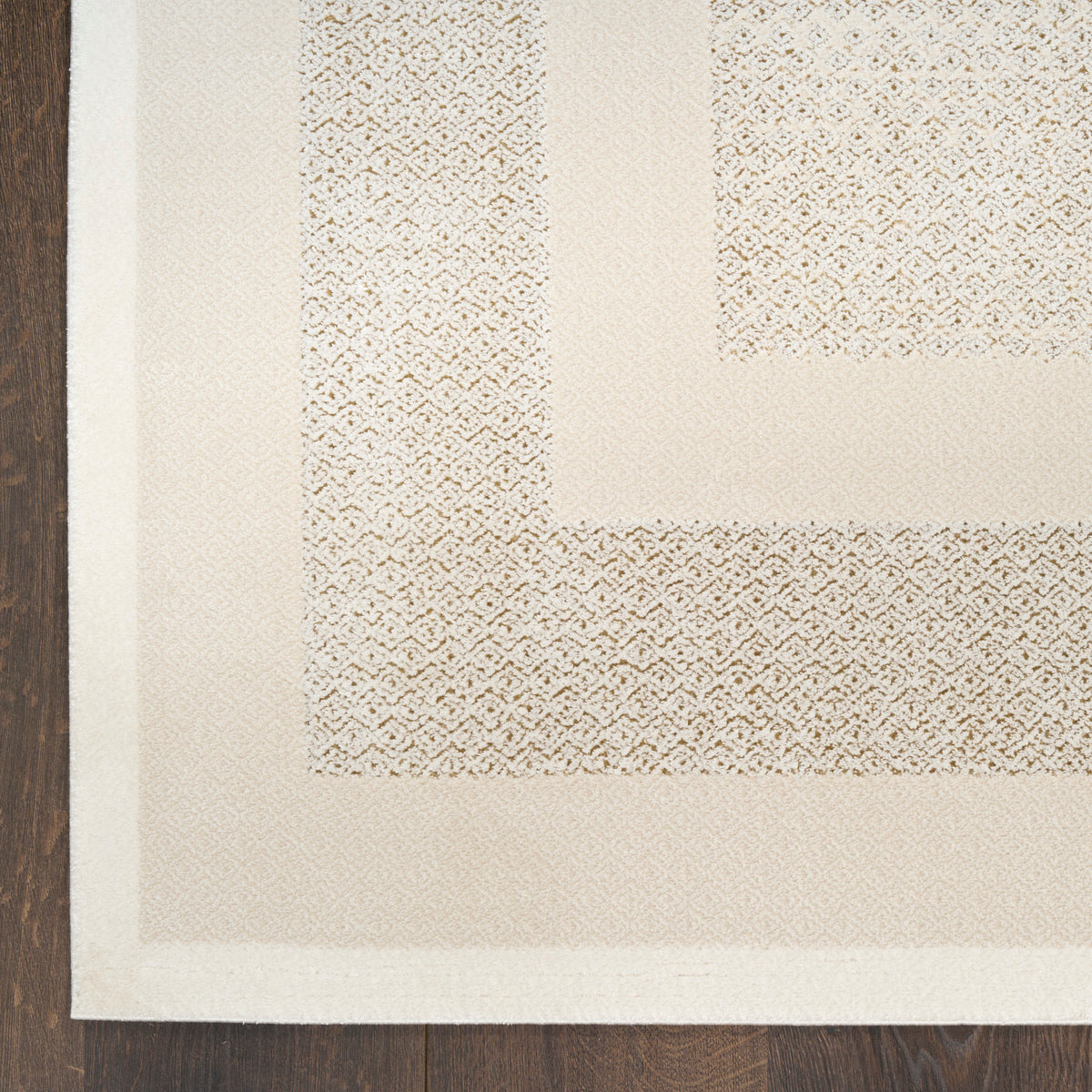 nourison grand street grn05 ivory taupe rug