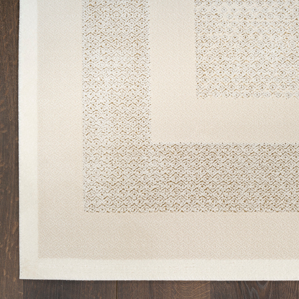 nourison grand street grn05 ivory taupe rug