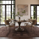 dash albert elevated solids 200neez04b brown hand tufted wool rug