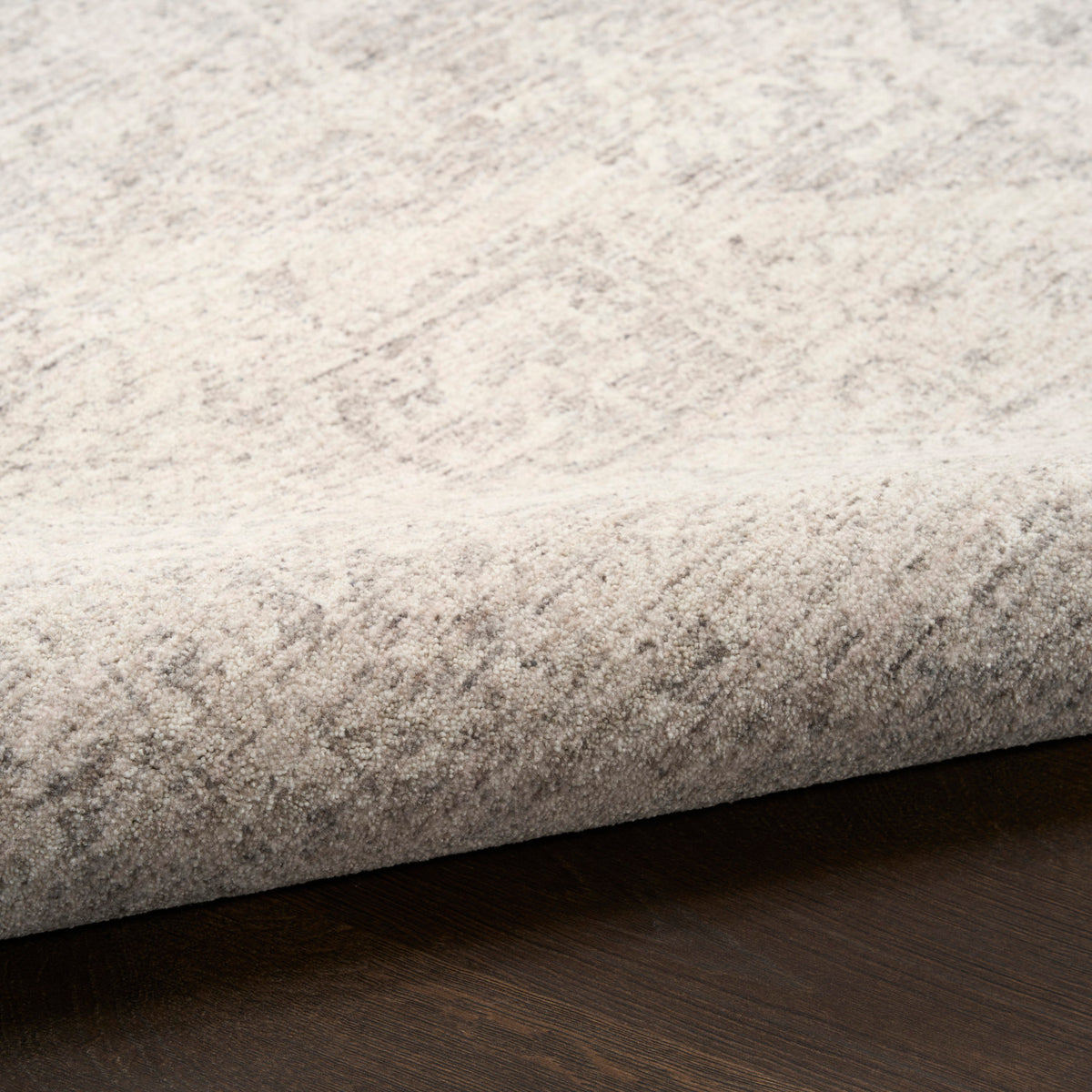 nourison pure shades sad02 grey rug