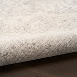 nourison pure shades sad02 grey rug