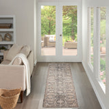 nourison antique fusion anf03 charcoal multicolor rug