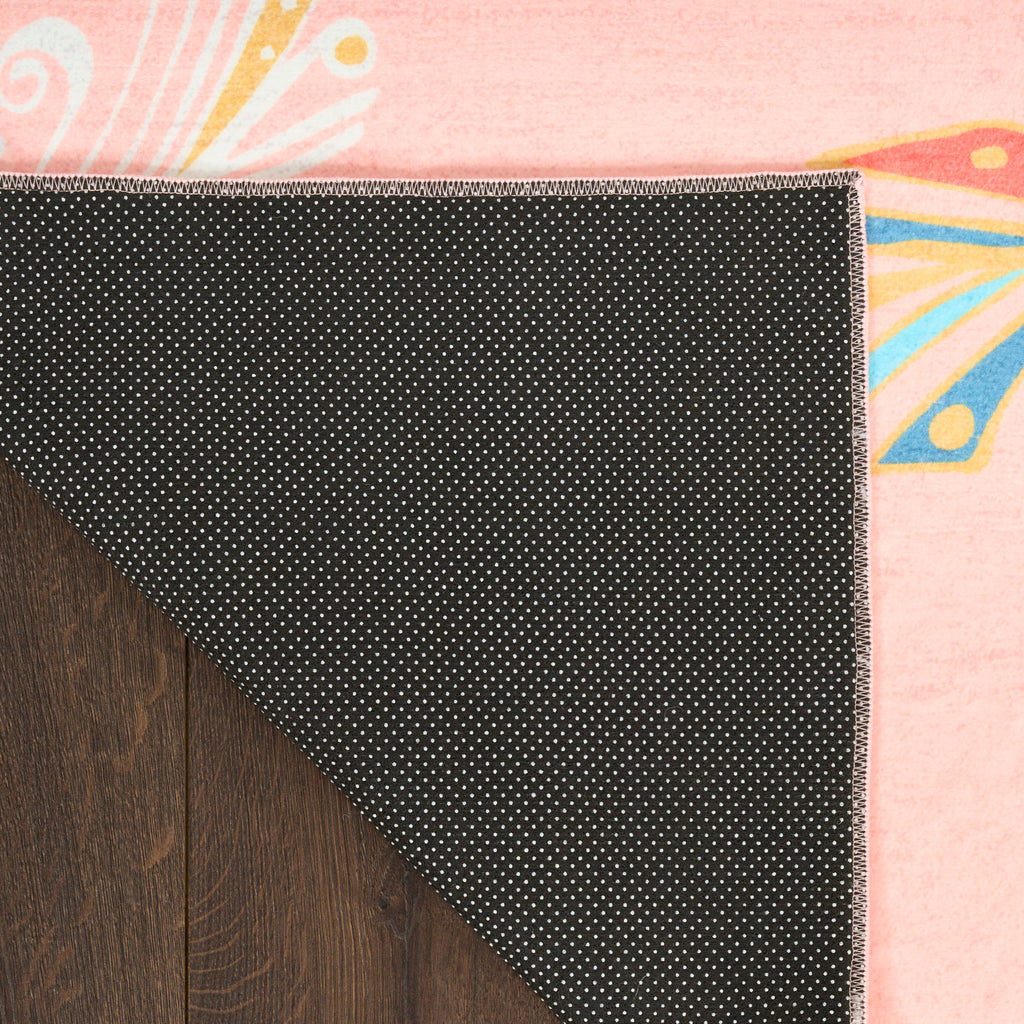 nourison imagination ima12 pink multicolor rug