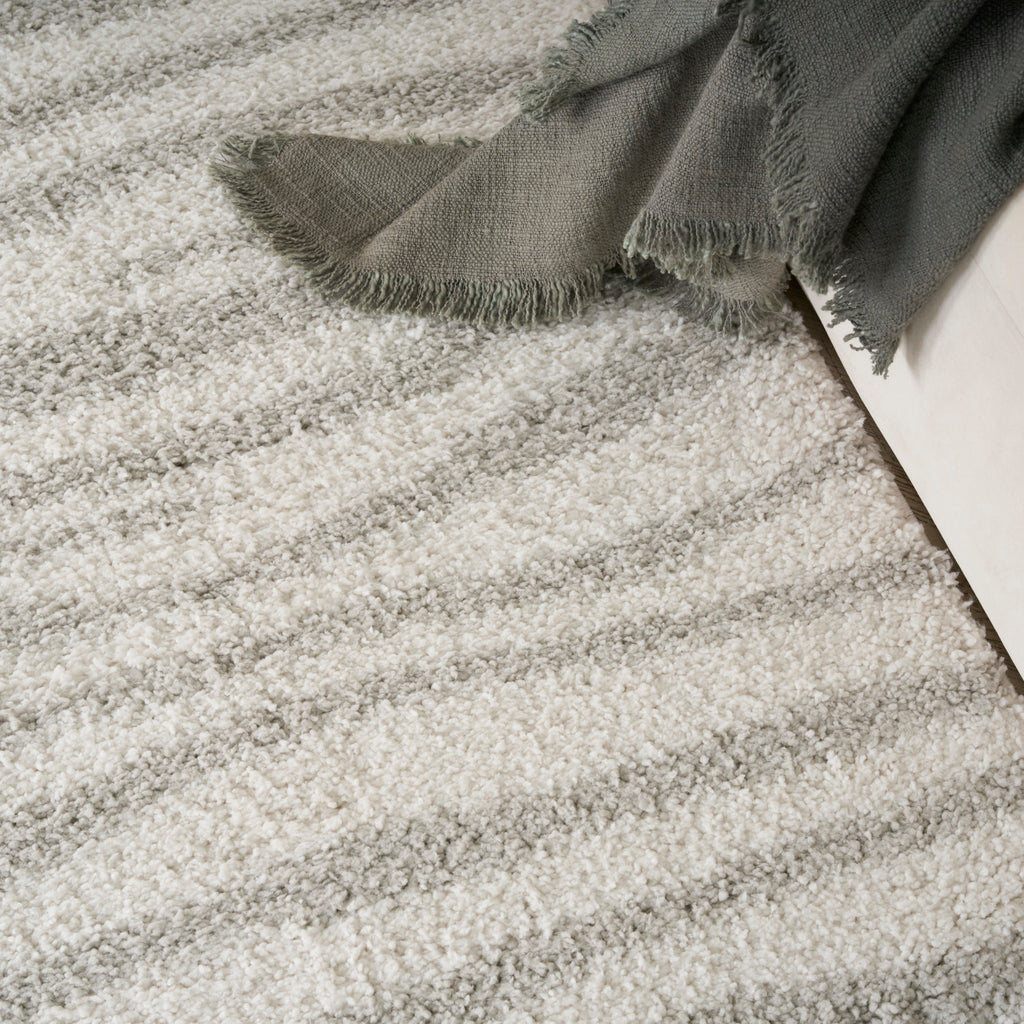 nourison modern shag mmd05 ivory grey rug