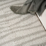 nourison modern shag mmd05 ivory grey rug