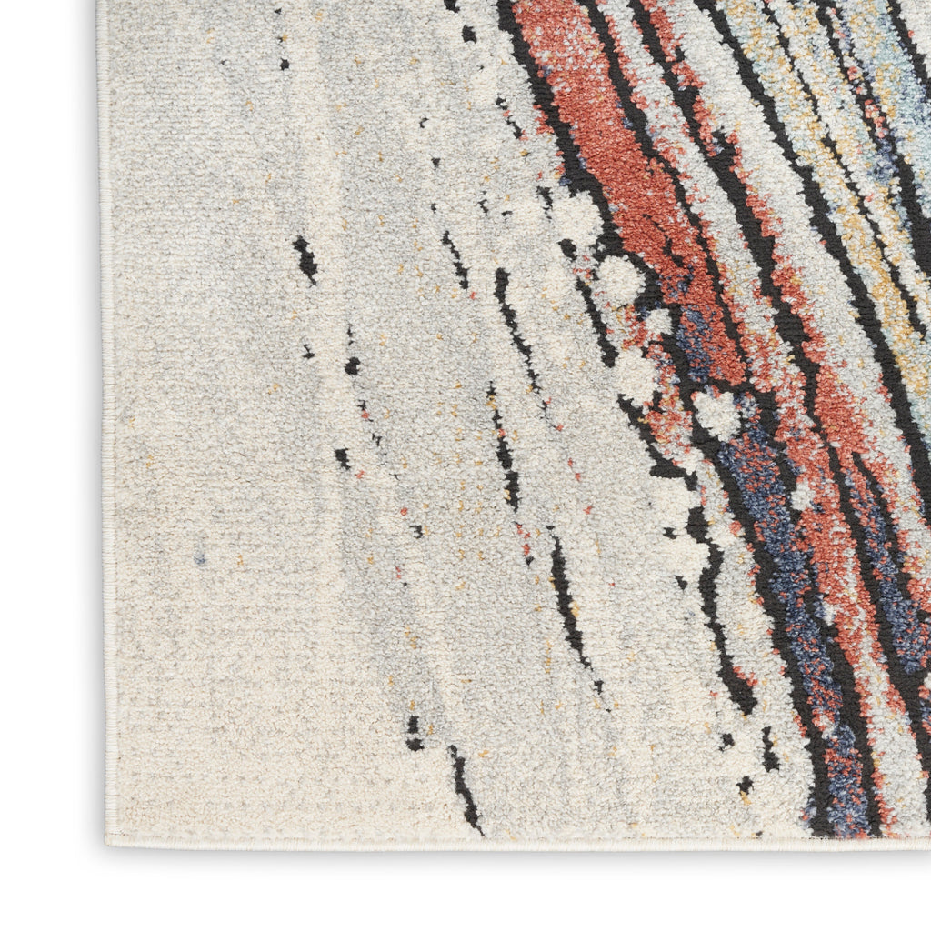 nourison motion mtt01 ivory multicolor rug