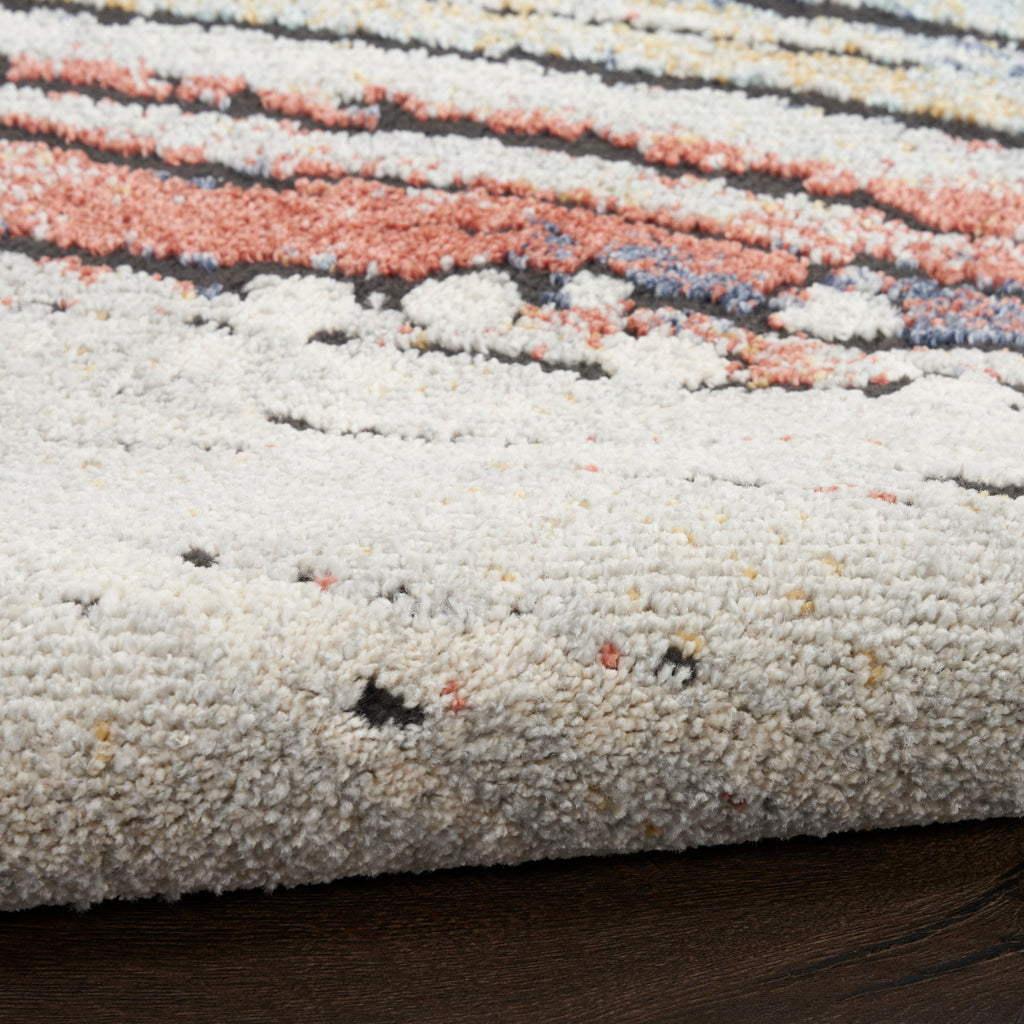 nourison motion mtt01 ivory multicolor rug