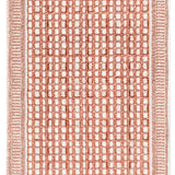 nourison nordic nrc03 brick ivory rug