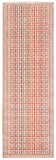 nourison nordic nrc03 brick ivory rug