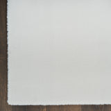 nourison soft plush rabbit fur sff01 silver rug