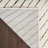 nourison modern comfort mnc01 ivory black rug