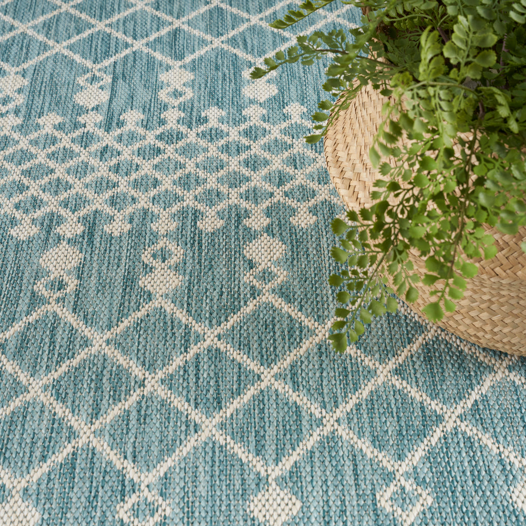 nourison positano pos02 aqua rug